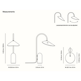 Arum table | stainless steel