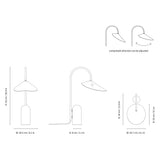 Arum table | cashmere