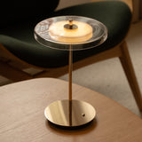 Asteria glass move portable | polished brass