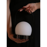Carrie portable | ivory and leather