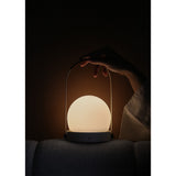 Carrie portable | ivory and leather