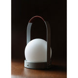 Carrie portable | ivory and leather