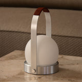 Carrie portable | ivory and leather