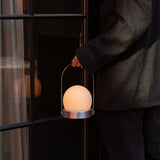 Carrie portable | ivory and leather
