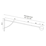Balancer long wall lamp | black