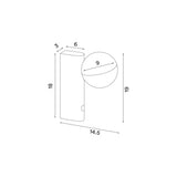 Balancer mini wall/table lamp | steel