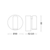 Bean round battery wireless | black