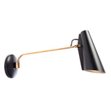 Birdy swing wall lamp | black