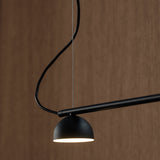 Blush rail 3 pendant lamp | warm beige
