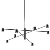 Tea chandelier 8 | matt black