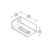 Kura X5 recessed IP65 | black