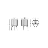 Canelé table lamp | warm white
