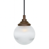 Cherith pendant IP44 | natural brass