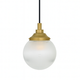Cherith pendant IP44 | natural brass
