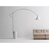 Compass floor lamp | brushed aluminium