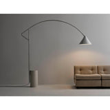 Compass floor lamp | brushed aluminium