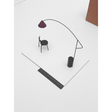 Compass floor lamp | brushed aluminium