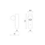 Cyclop wall | white