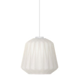 Elbie pendant 24 | glass opal white