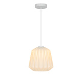 Elbie pendant 24 | glass opal white