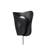 Oyster wall sconce IP | black