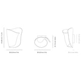 Oyster wall sconce IP | black
