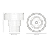 Ripple portable small | white