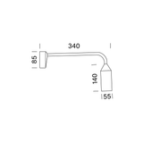 Flamingo 34 wall outdoor IP65 | black