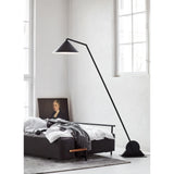 Gear floor lamp | black