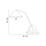 Gear table lamp | black