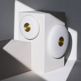 Glint wall lamp glass | brushed brass