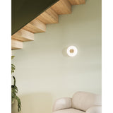 Glint wall lamp glass | brushed brass