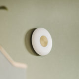 Glint wall lamp glass | brushed brass