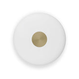 Glint wall lamp glass | brushed brass