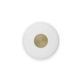 Glint wall lamp glass | brushed brass
