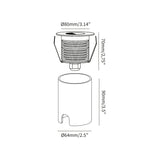 Grund 80 wallwasher IP67 | brushed stainless steel