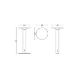 Host portable lamp 220 | cream white