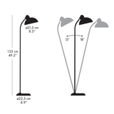 KAISER idell™ 6556-F Floor Lamp | olive green