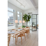 VL 45 Radiohus pendant ⌀17-37 | brass / glossy white opal glass