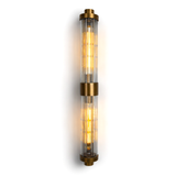 Louise wall double IP44 | antique brass