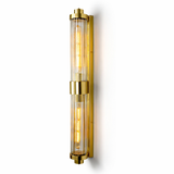 Louise wall double IP44 | antique brass
