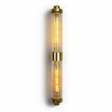 Louise wall double IP44 | antique brass