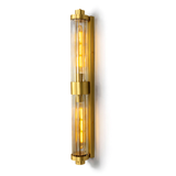 Louise wall double IP44 | antique brass