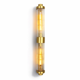 Louise wall double IP44 | antique brass