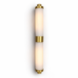 Louise wall double IP44 | antique brass