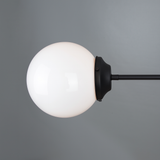 Hayes chandelier | powder-coated matt black