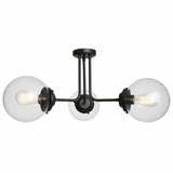 Hayes chandelier | powder-coated matt black