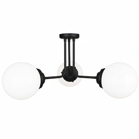 Hayes chandelier | powder-coated matt black