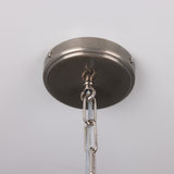 Yaounde 5 globe chandelier | polished brass