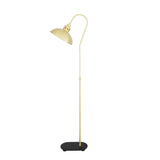 Faro modern floor lamp | polished brass